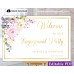 Cream pink roses Engagement Party welcome sign template,Engagement Party welcome sign,(135a)